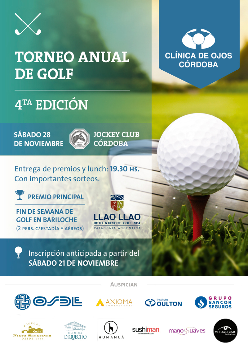 Jockey Club Córdoba - Afiche Torneo Clínica de Ojos Córdoba 2015