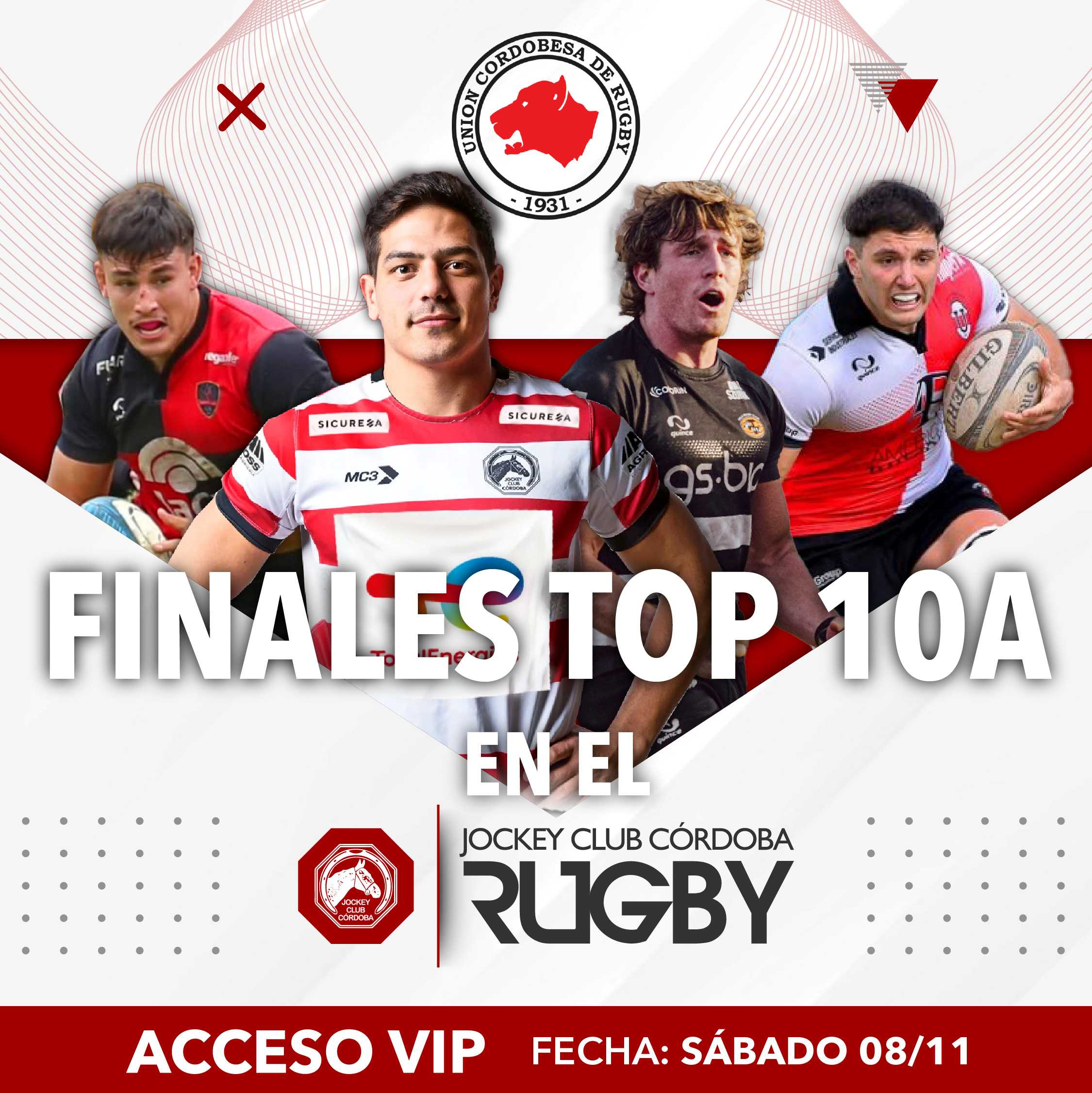 Entrada VIP: TOP 10A 2025 - Sábado 08/11