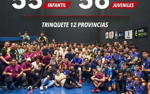 🏆 **55° Campeonato Argentino de Pelota Paleta – Infantiles y Juveniles de Trinquete**